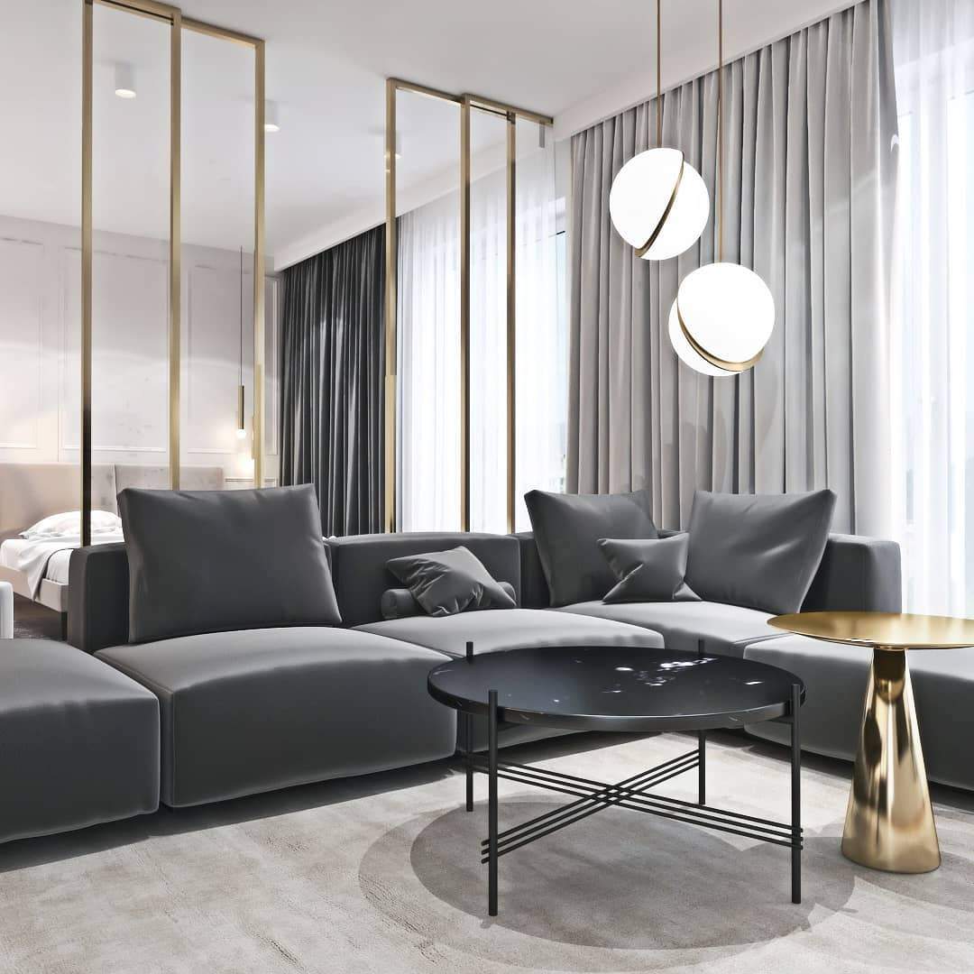 Grevelia Suspension Minimaliste en Verre