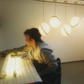 Cavira Suspension Minimaliste en Verre