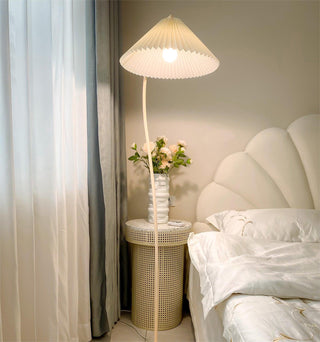 Fyrel Lampadaire Minimaliste en Tissu