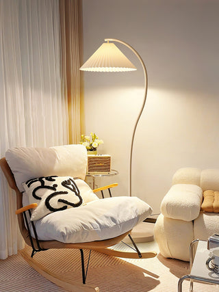 Fyrel Lampadaire Minimaliste en Tissu