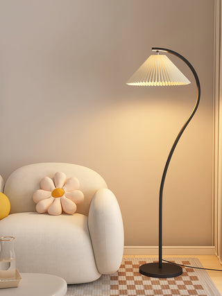Fyrel Lampadaire Minimaliste en Tissu