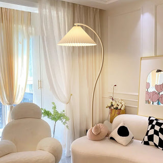 Fyrel Lampadaire Minimaliste en Tissu