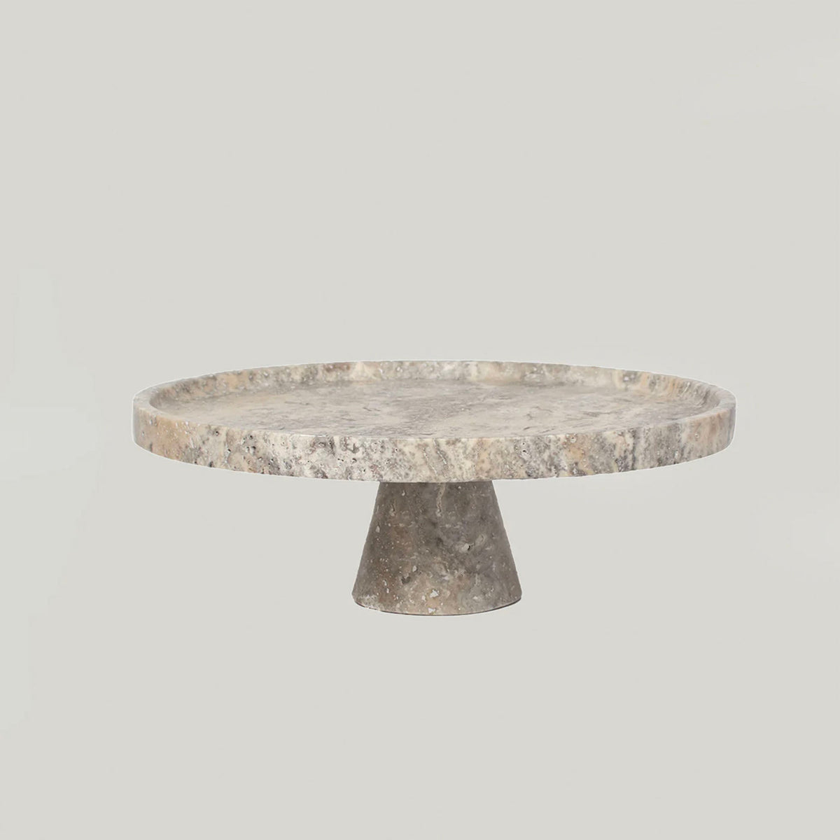 Tesk Plateau sur Socle en Marbre Marquina