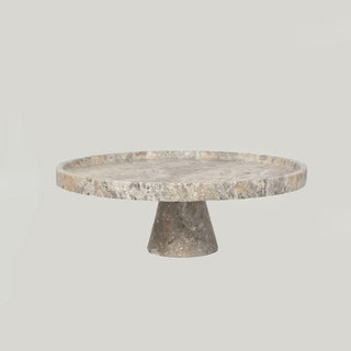 Tesk Plateau sur Socle en Marbre Marquina