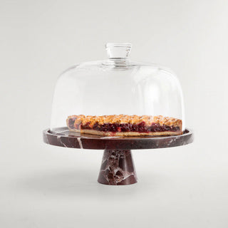 Tesk Plateau sur Socle en Marbre Marquina