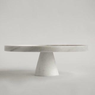 Tesk Plateau sur Socle en Marbre Marquina