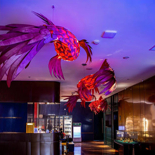 Vamararae Suspension Koi tourbillon cramoisi