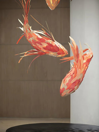 Vamararae Suspension Koi tourbillon cramoisi