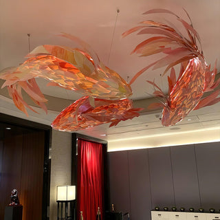 Vamararae Suspension Koi tourbillon cramoisi