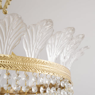 Xelra Lustre en Laiton & Cristal