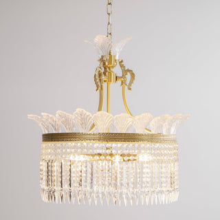 Xelra Lustre en Laiton & Cristal