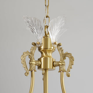 Xelra Lustre en Laiton & Cristal