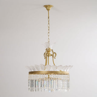 Xelra Lustre en Laiton & Cristal