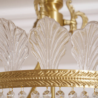Xelra Lustre en Laiton & Cristal