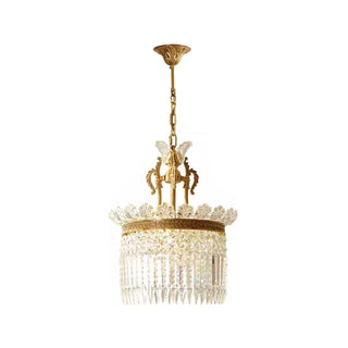 Xelra Lustre en Laiton & Cristal