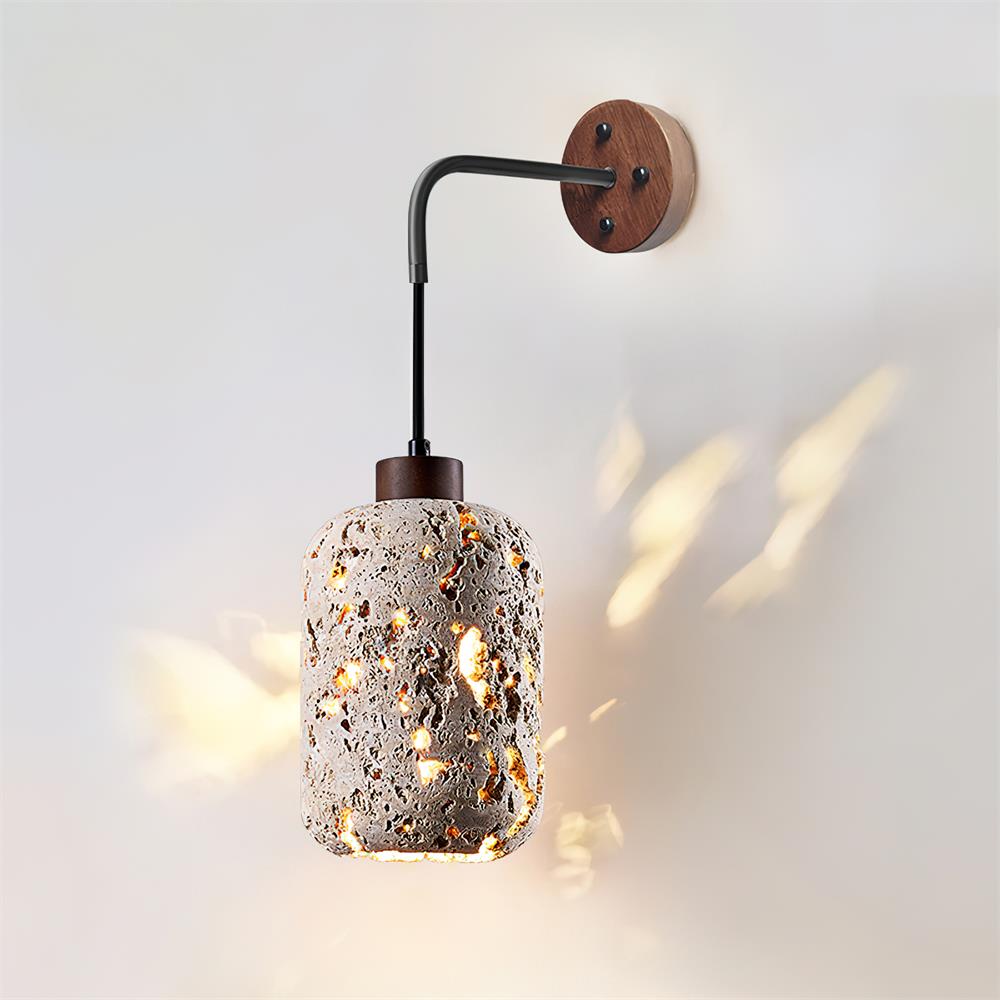Fynel Rustic Wall Lamp-Neutral Decor