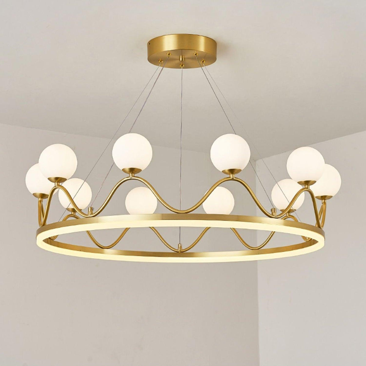 Vianora Lustre en Verre de Luxe