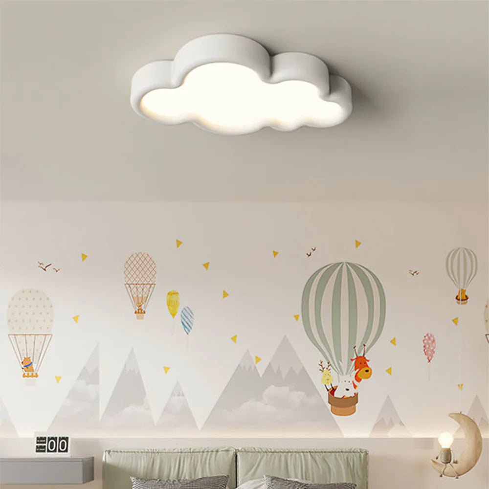 Aria Moderne Nuage Plafonnier Métal Chambre à coucher