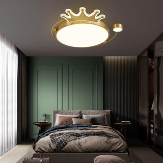Aloror Lampe Plafonnier Classique Art Couronne