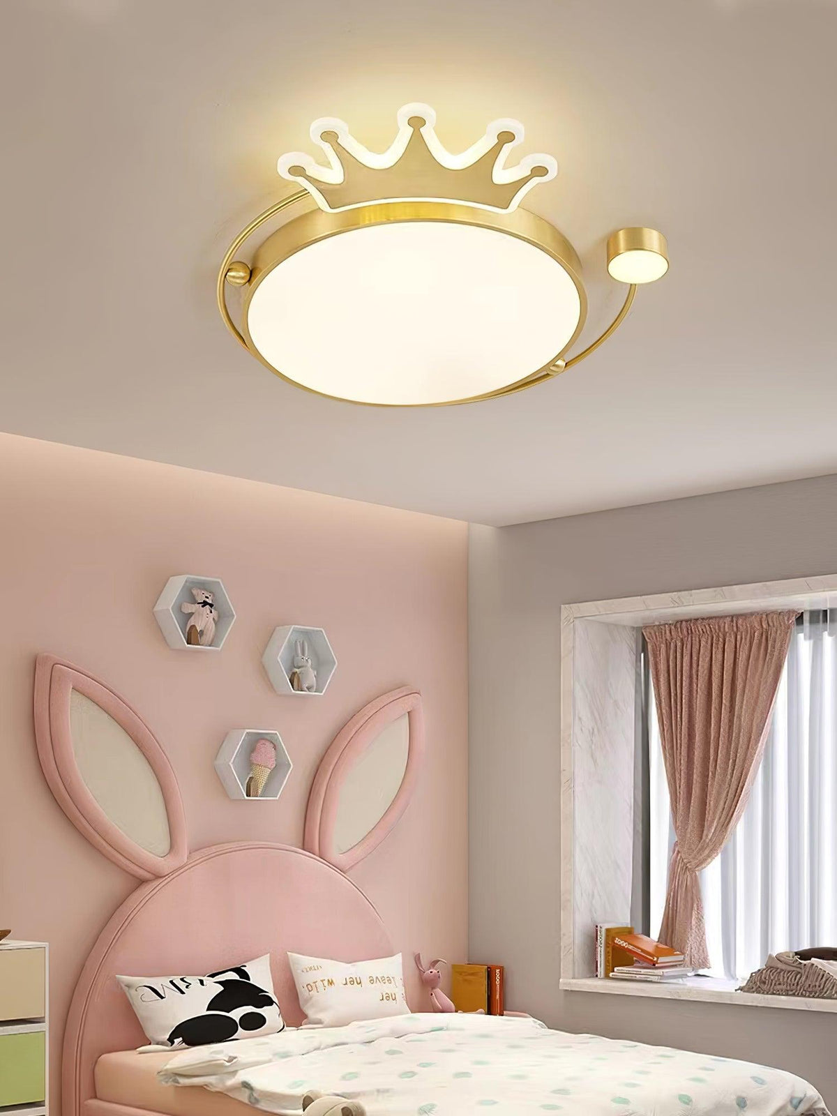 Iselana Lampe Plafonnier Classique Art Couronne