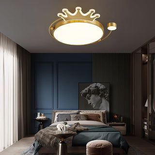 Aloror Lampe Plafonnier Classique Art Couronne