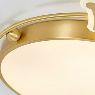 Aloror Lampe Plafonnier Classique Art Couronne