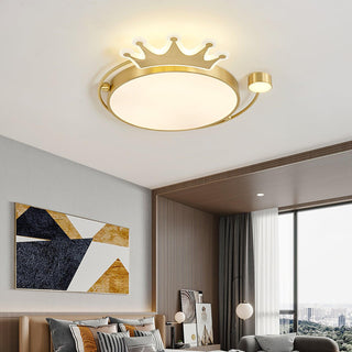 Aloror Lampe Plafonnier Classique Art Couronne