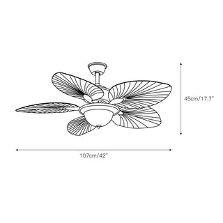 Viraalel Ventilateur de Plafond Lumineux