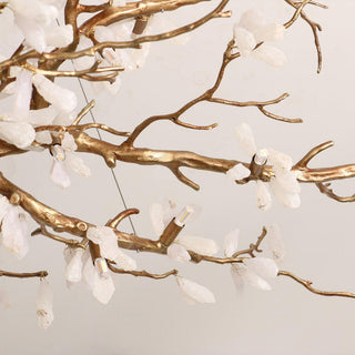 Lustra Lustre Organique en Pierre et Branches