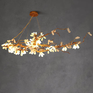 Lustra Lustre Organique en Pierre et Branches