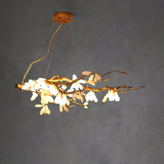 Lustra Lustre Organique en Pierre et Branches