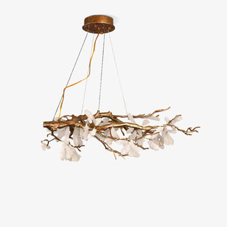 Lustra Lustre Organique en Pierre et Branches
