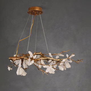 Lustra Lustre Organique en Pierre et Branches