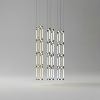 Crystal Grid Customize Chandelier-Neutral Decor