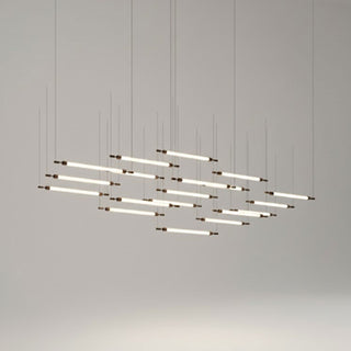 Crystal Grid Customize Chandelier-Neutral Decor