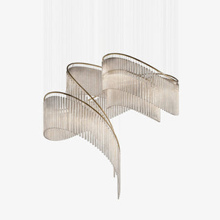 Rivella Cascade Fringe Chandelier-Neutral Decor