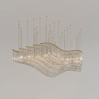 Rivella Cascade Fringe Chandelier-Neutral Decor