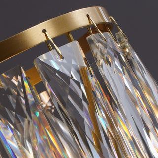 Zephyr Lustre En Cristal Et Laiton à Motif D'oiseau Créatif Individuel