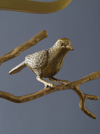Zephyr Lustre En Cristal Et Laiton à Motif D'oiseau Créatif Individuel