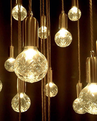 Vireo Lampe Suspendue Ampoule en Cristal