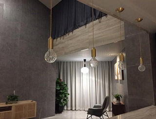 Vireo Lampe Suspendue Ampoule en Cristal