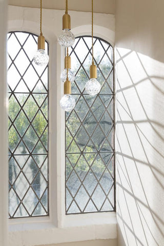 Vireo Lampe Suspendue Ampoule en Cristal