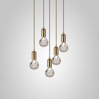 Vireo Lampe Suspendue Ampoule en Cristal