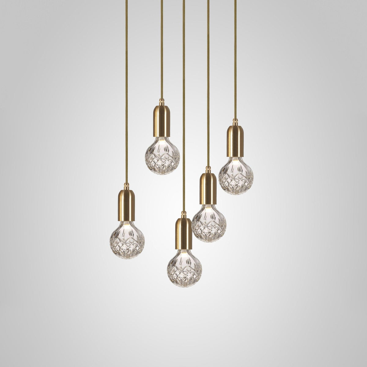 Vireo Lampe Suspendue Ampoule en Cristal