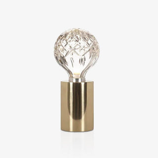 Lyrician Lampe de Table en Laiton Et Verre Industriel