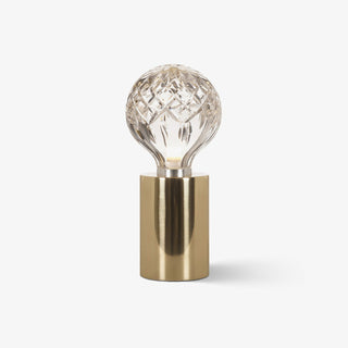Lyrician Lampe de Table en Laiton Et Verre Industriel