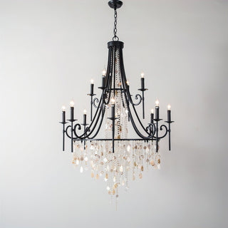 Errina Lustre Postmoderne Luxe Coquille Cristal