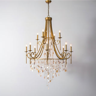 Errina Lustre Postmoderne Luxe Coquille Cristal