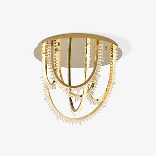 Crystal Lampe Plafonnier Cristal Corde à Créativité Individuelle