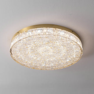 Zemara Plafonnier en Résine Cristal Luxe